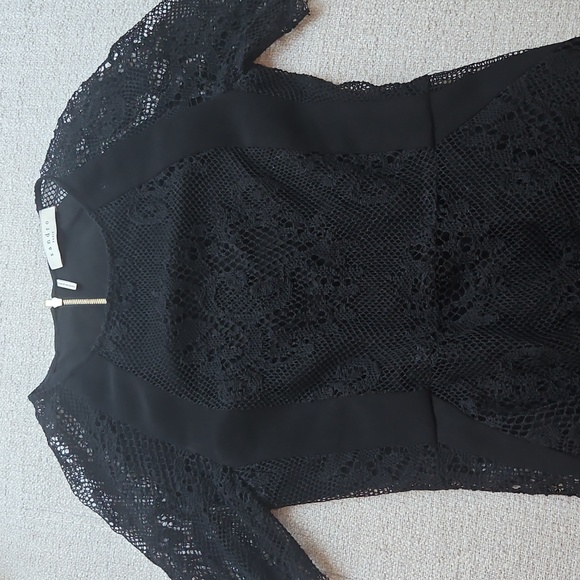 Sandro Black Lace Dress size 1 (US 4) - Picture 9 of 12